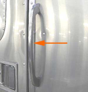 Airstream Main Door Grab Handle, 1976 to Present - 101171