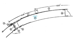 Airstream Formed Aluminum Roof Bow - 114387-03