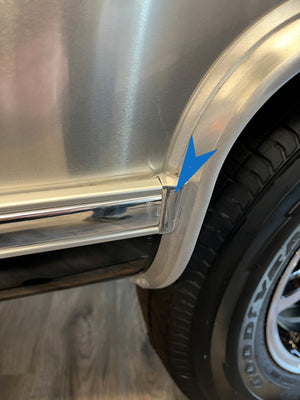 Airstream Rub Rail Angled Close Out Casting Lefthand - 114466-02