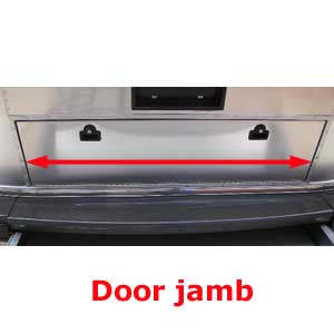 Airstream Trunk Door Jamb - 114675