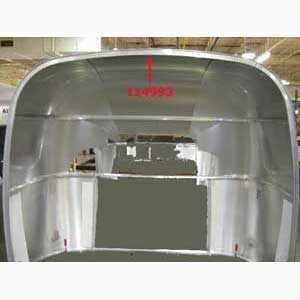 Airstream Weldment Zero Bow, Wide Body - 114993