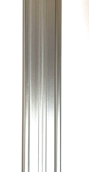 Airstream Satin Finish Upper Body Aluminum Extrusion Beltline Molding 1", By The Foot - 116420