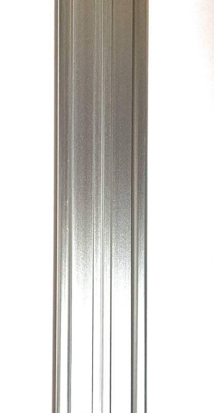 Airstream Satin Finish Upper Body Aluminum Extrusion Beltline Molding 1", By The Foot - 116420