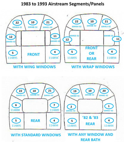 Airstream #11 Bright Modified Segment - 104449-02