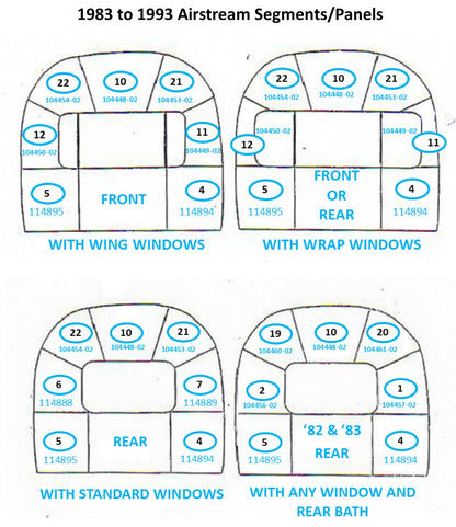 Airstream #21 Bright Modified Segment - 104440-02