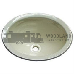 Airstream CSA Oval Lavatory Bowl, Parchment - 200406-06