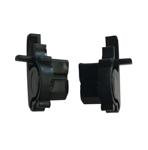 Airstream Black Tambour Door End Cap, Pair - 201163-01