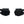 Airstream Black Tambour Door End Cap, Pair - 201163-01