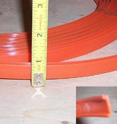 Airstream 1/2" Orange Belt Line Trim Insert, By The Foot - 201417