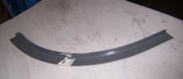 Airstream Window Upper Trim Ring Curbside, Gray - 201581-06