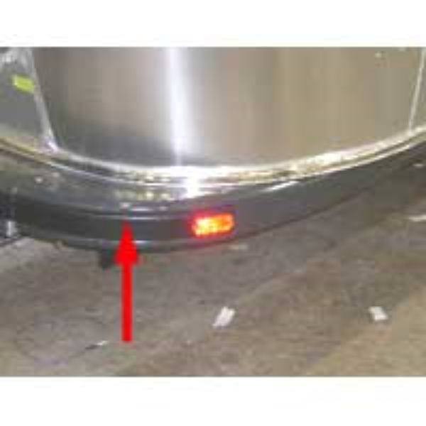 Airstream Trailer Bumper Haircell Rear Corner, Curbside - 201974-04