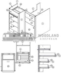 Airstream Grass Hinge for Curved Doors - 381607-15