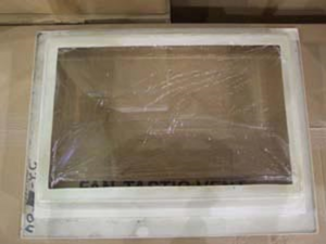 Airstream 13.25" x 21" x 4" Interior Skylight Trim Out, Cream - 203152-04