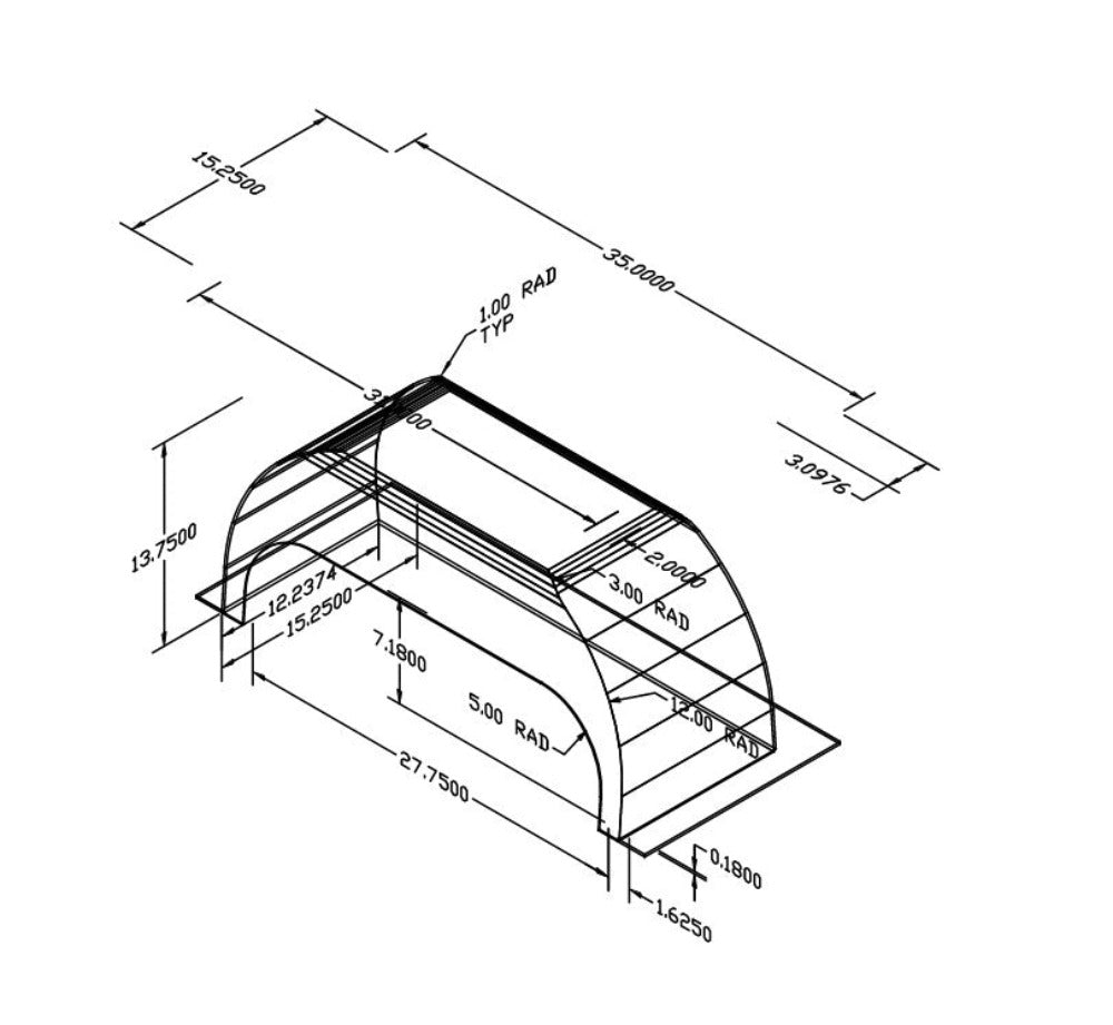 Airstream Wheel Well Liner Insulator - 203289