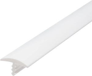 Airstream .5625" White Flexible Poly T-Molding, By The Foot - 203445-01