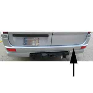 Airstream Interstate Rear Bumper Silver NCV3 - 203624-09