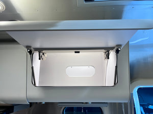 Airstream 5" x 12" Jet Mirror for Roof Lockers - 203984