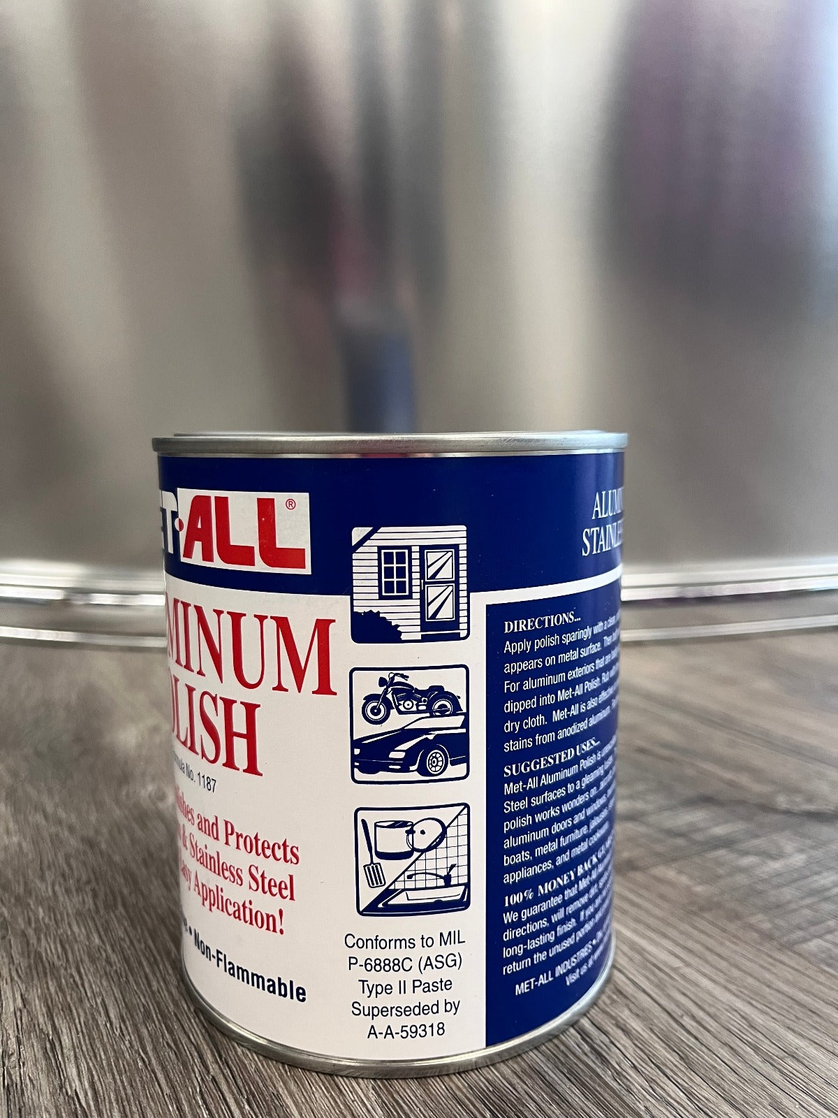 Airstream Met-All Aluminum Polish, 32oz. Can - 28428W