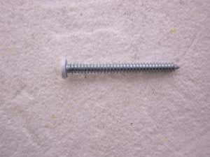 Airstream #8 x 2" Phillips Pan Head Screw, Single / White - 320059-02