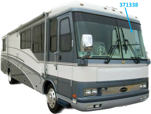 Airstream Motorhome Bus Prototype Windshield, Roadside - 371338