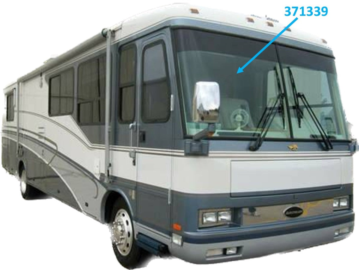 Airstream Motorhome Bus Prototype Windshield, Curbside - 371339