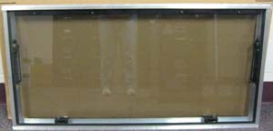 Airstream 48.97" Flat Front Window Glass with Aluminum Frame, Wide Body - 371346-02