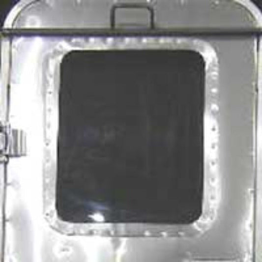 Airstream Main Door Tinted Etched Window Glass and Frame Assembly, Exterior - 371400-01