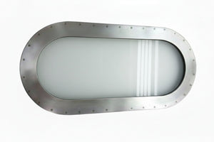 Airstream 9.25" x 19.31" Bath Door Porthole Window - 371438