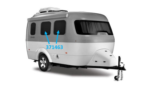 Airstream Nest 27" x 20"Side Window - 371463 and Variants