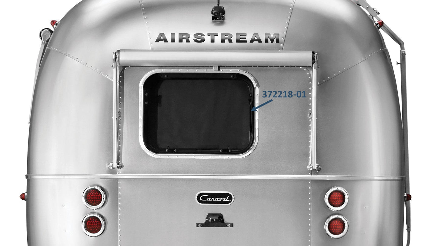 Airstream 21" x 28" Emergency Egress Window with Red Latches- 372218-01