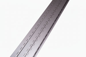 Airstream 1/8" Pin Clear Anodized Piano Hinge, Sold By The Foot - 380203-01