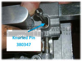 Airstream Knurled Lock Pin for Main Door KT Lock - 380347