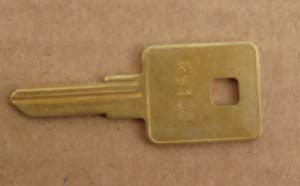 Airstream Trimark Main Door Lock Key Blank, Lock "C" -381283-102