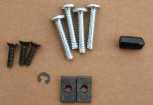 Airstream Screw Hardware Package for Main Door Lock without Deadbolt - 381547-08