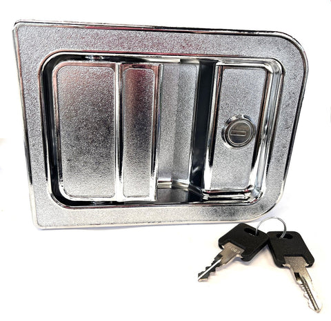 Airstream Chrome Entrance Main Door Lock/Handle without Deadbolt, Right Hand - 381547-09