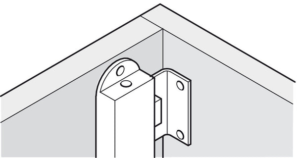 Airstream Striking Plate for Rim Lock Hafele - 381608-07