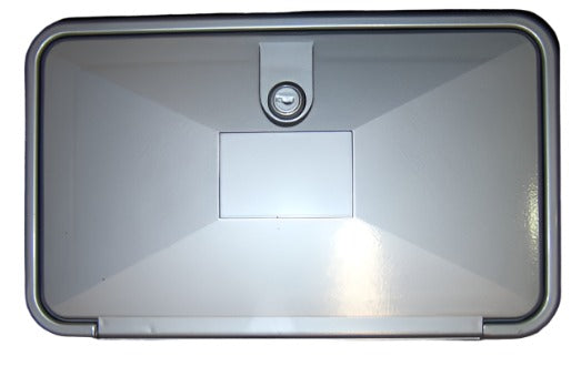 Airstream 7.75" x 12.63" Hatch Access, Pewter Gray - 381766