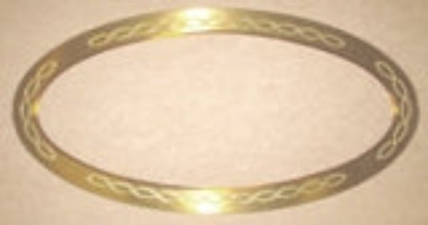 Airstream 13-7/8" x  7" Decorative Gold Collar - 381891-02