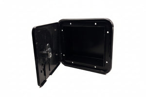 Airstream Interstate Macerator Pump Switch Cover Access Door, Black - 382083B