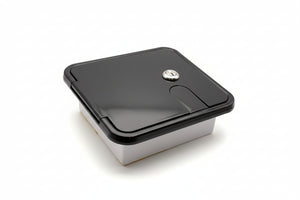 Airstream Interstate Macerator Pump Switch Cover Access Door, Black - 382083B