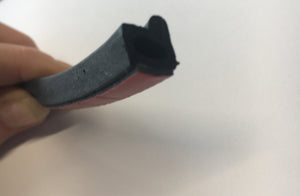 Airstream Rectangle Post Frameless Window Gasket, By The Foot - 382117