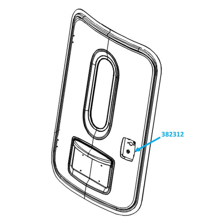 Airstream Basecamp Cargo Door Latch* - 382312