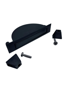 Airstream Medium Concealed Pull, Black - 382420