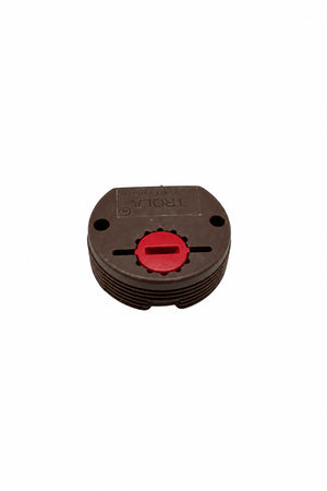 Airstream Plastic Bottom Roller Guide with Adjustable Steel Spindle, Brown - 382439-03
