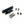 Airstream Drawer or Cabinet Lever Latch, Black - 383023