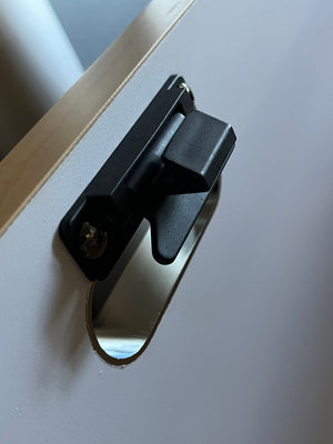 Airstream Drawer or Cabinet Lever Latch, Black - 383023