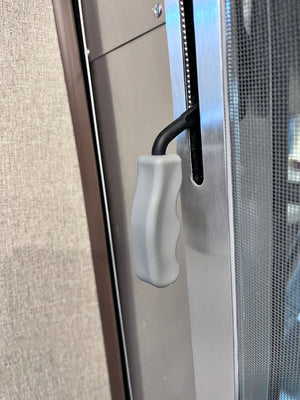 Airstream Two-Finger Window Handle Knob, Gray - 383110-01