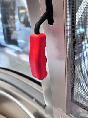 Airstream Two-Finger Window Handle Knob, Red - 383110-02