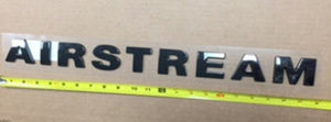 Airstream 1.75" x 21.75" Black Chrome Decal Nameplate - 386205-01