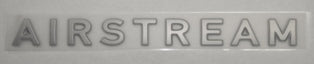 Airstream Interstate 1.182" x  12.435" Chrome Nameplate Badge - 386255